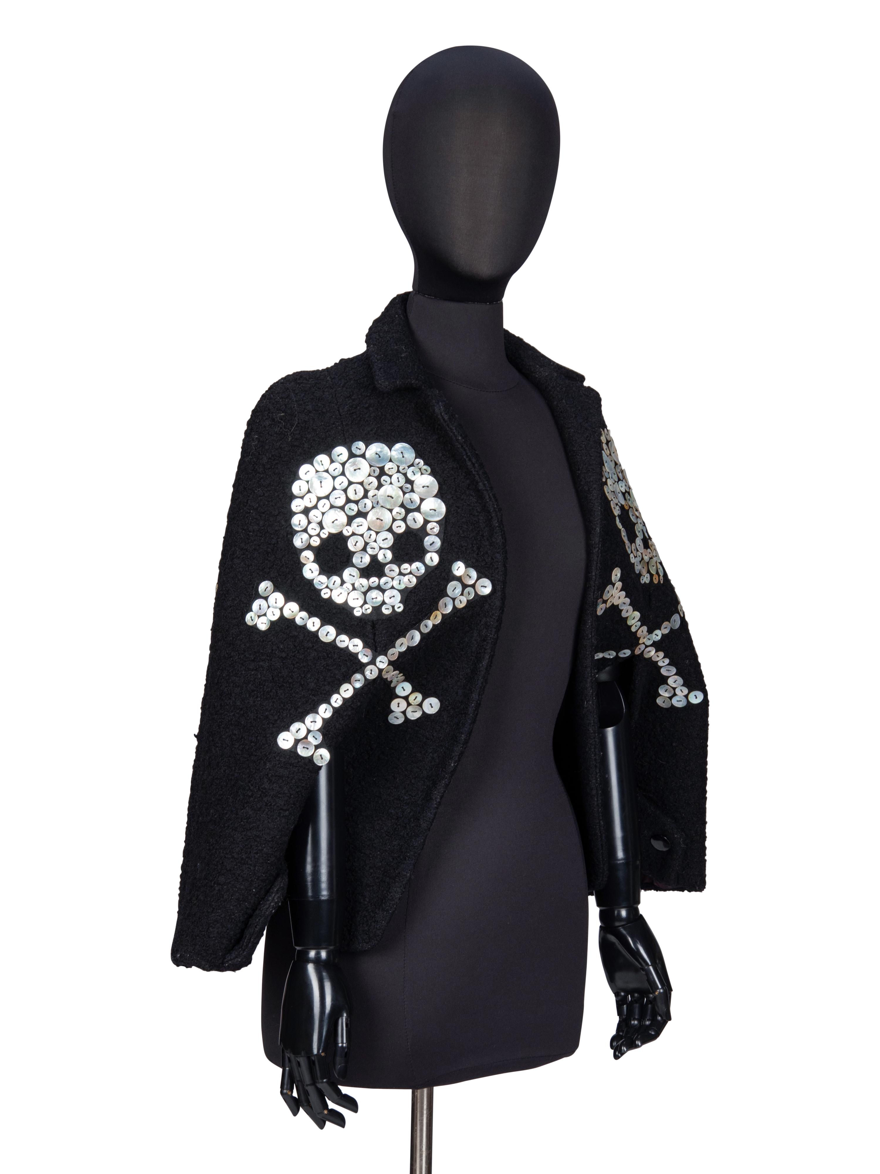 LIBERTINE, SKULL-EMBELLISHED CAPELET