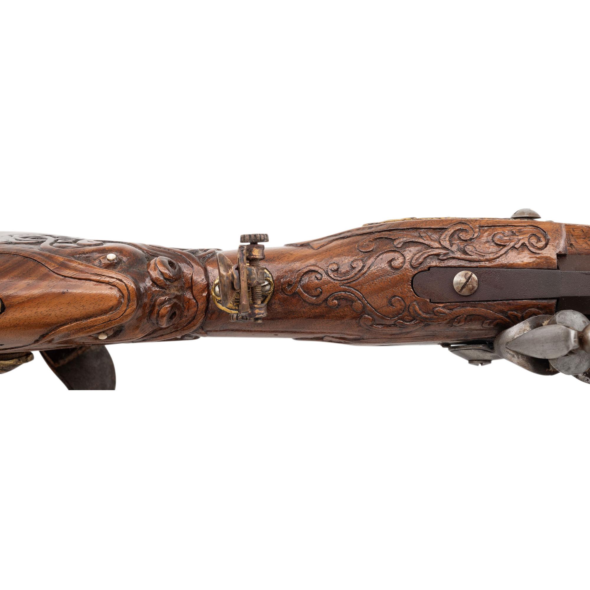 Contemporary Poltz-Carlsbad Style Flintlock Jaeger Rifle