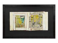 Untitled (Street Scene) and Untitled (Cityscape) (a pair of works)