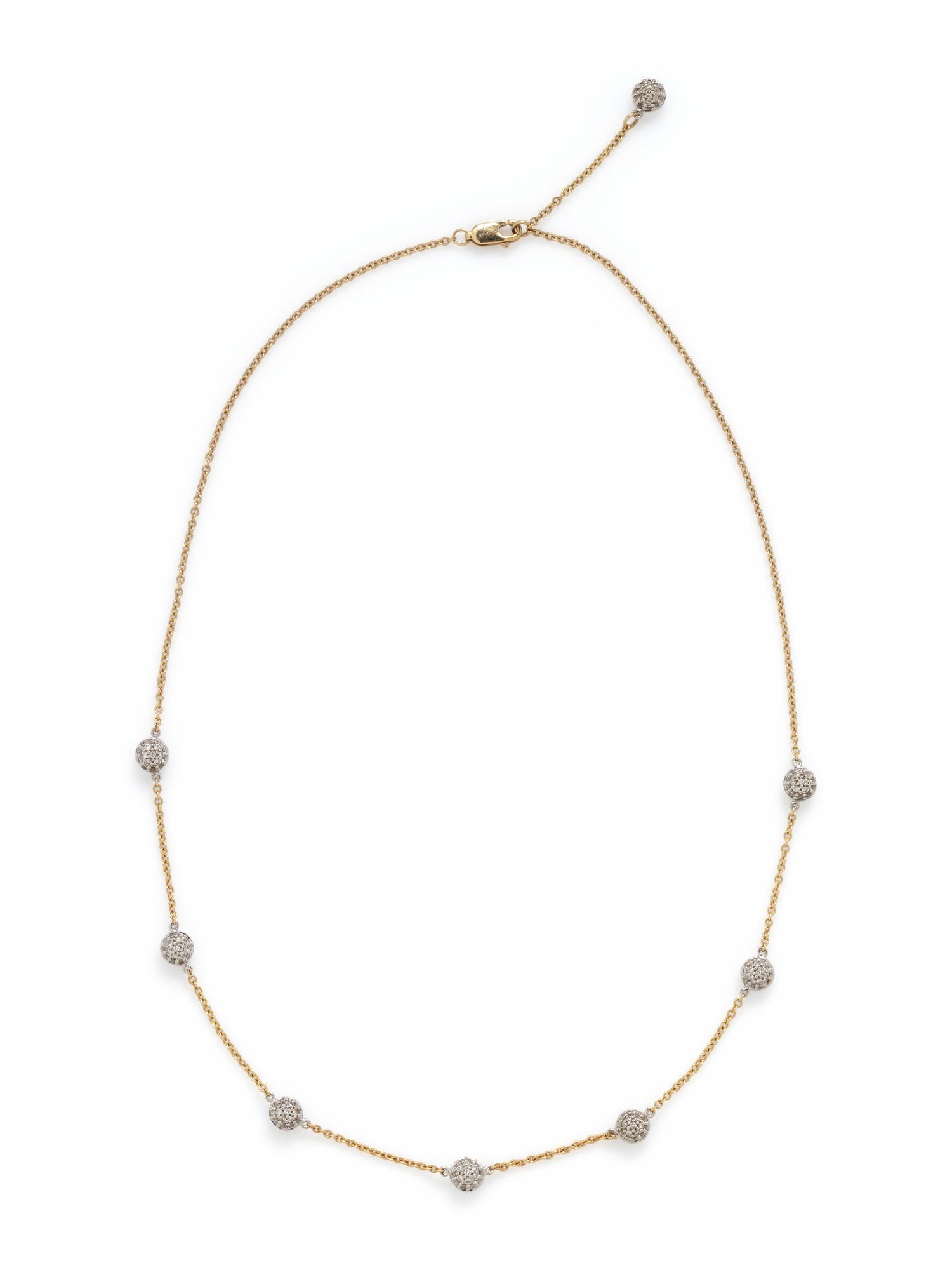 SONIA B., DIAMOND STATION NECKLACE