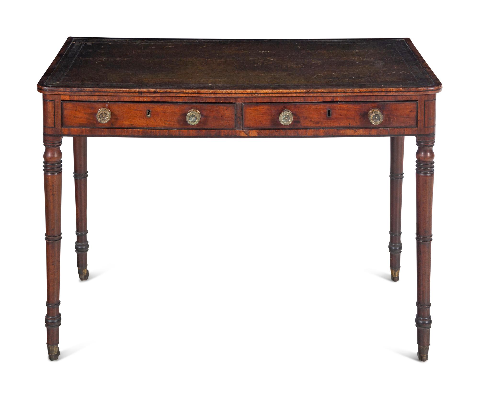 A Regency Mahogany Writing Table