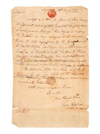 [WAR OF 1812]. A group of signatures from War of 1812 military officers, including a scarce Henry Burbeck signed document.