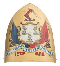 [Militaria] 1st Connecticut Governors Foot Guard shako plate, ca. 1875