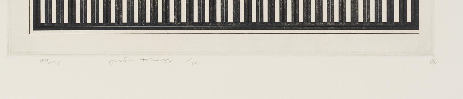 A Group of Six Prints ( Ladder Box: A; Multi Case B; Certical Screen: C; Drop Mitres: D; Quoined Chase: E; Mitred Matrix: F ), 1970