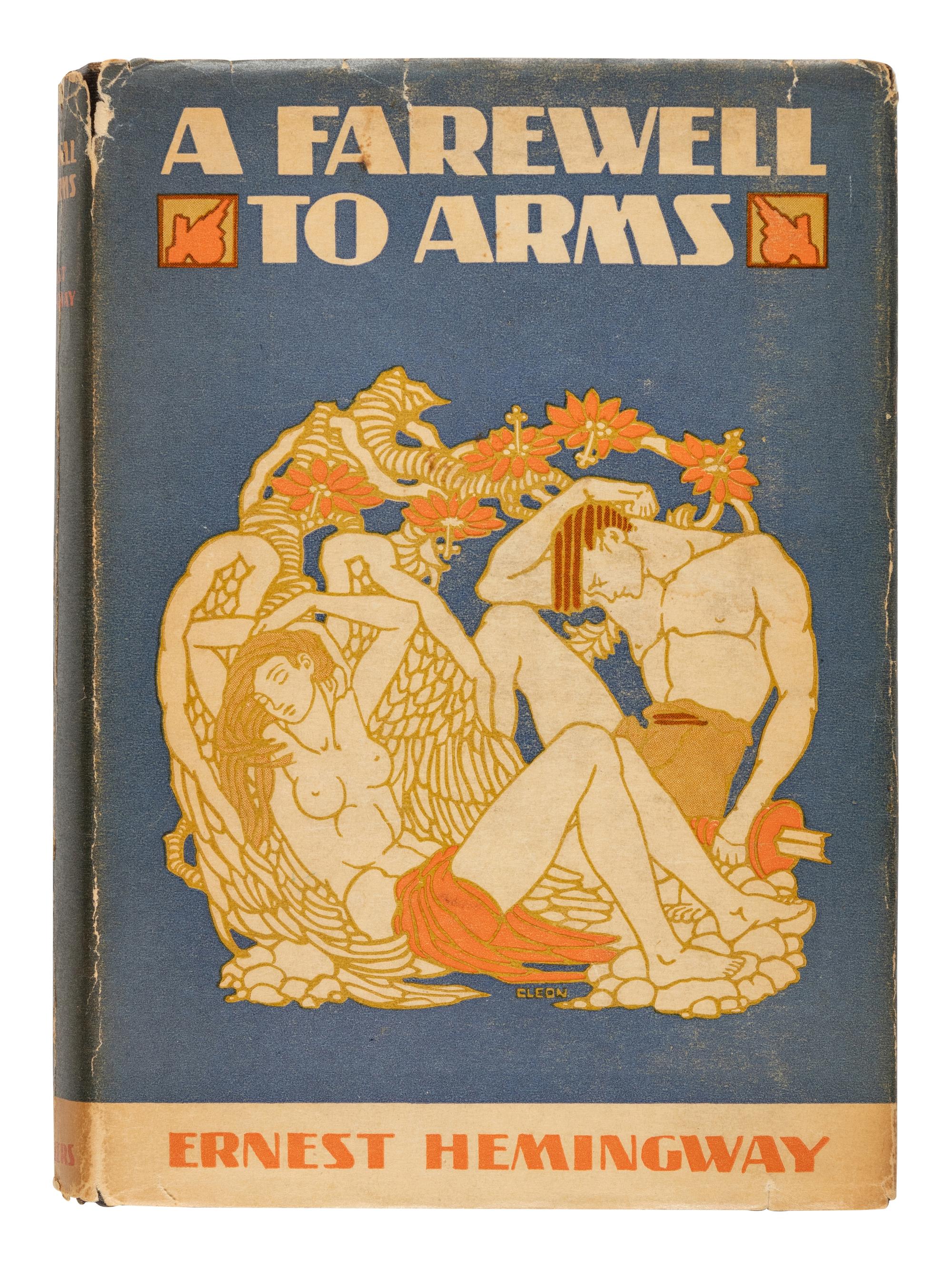 HEMINGWAY, Ernest (1899-1961). A Farewell To Arms . New York: Charles Scribner's Sons, 1929.