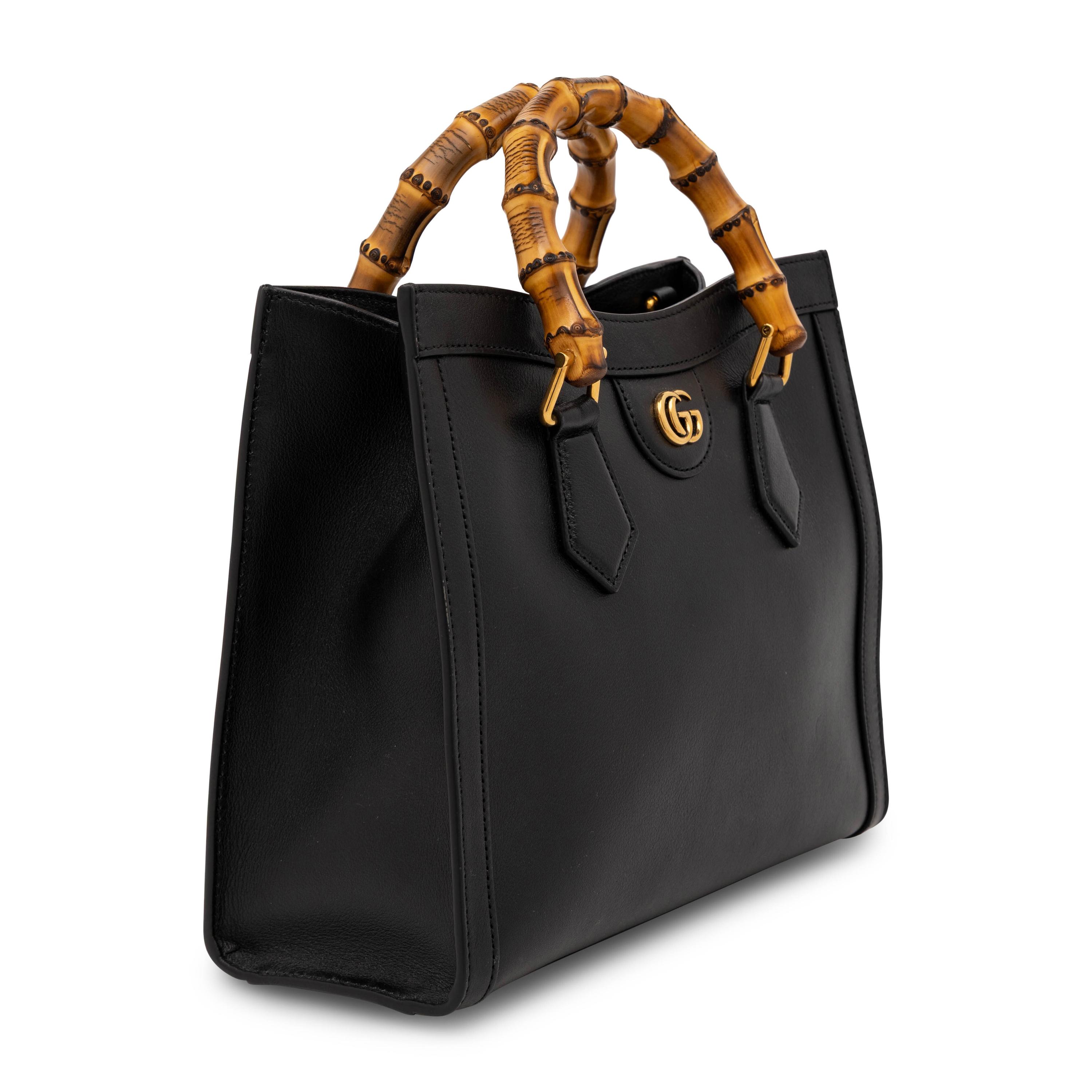 Gucci, Medium Diana Tote in Black Leather