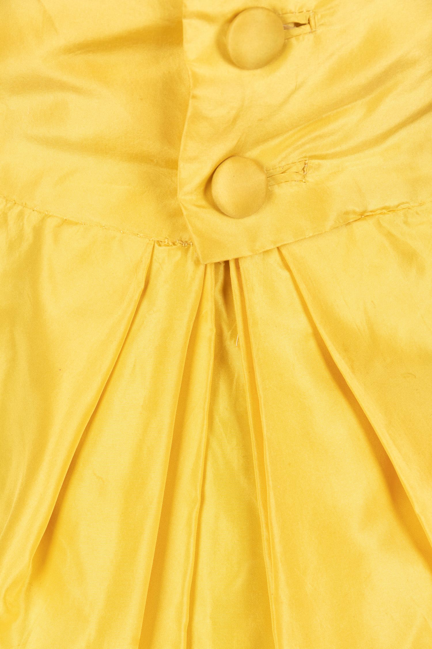 Givenchy Haute Couture Silk Dress, ca. 1958