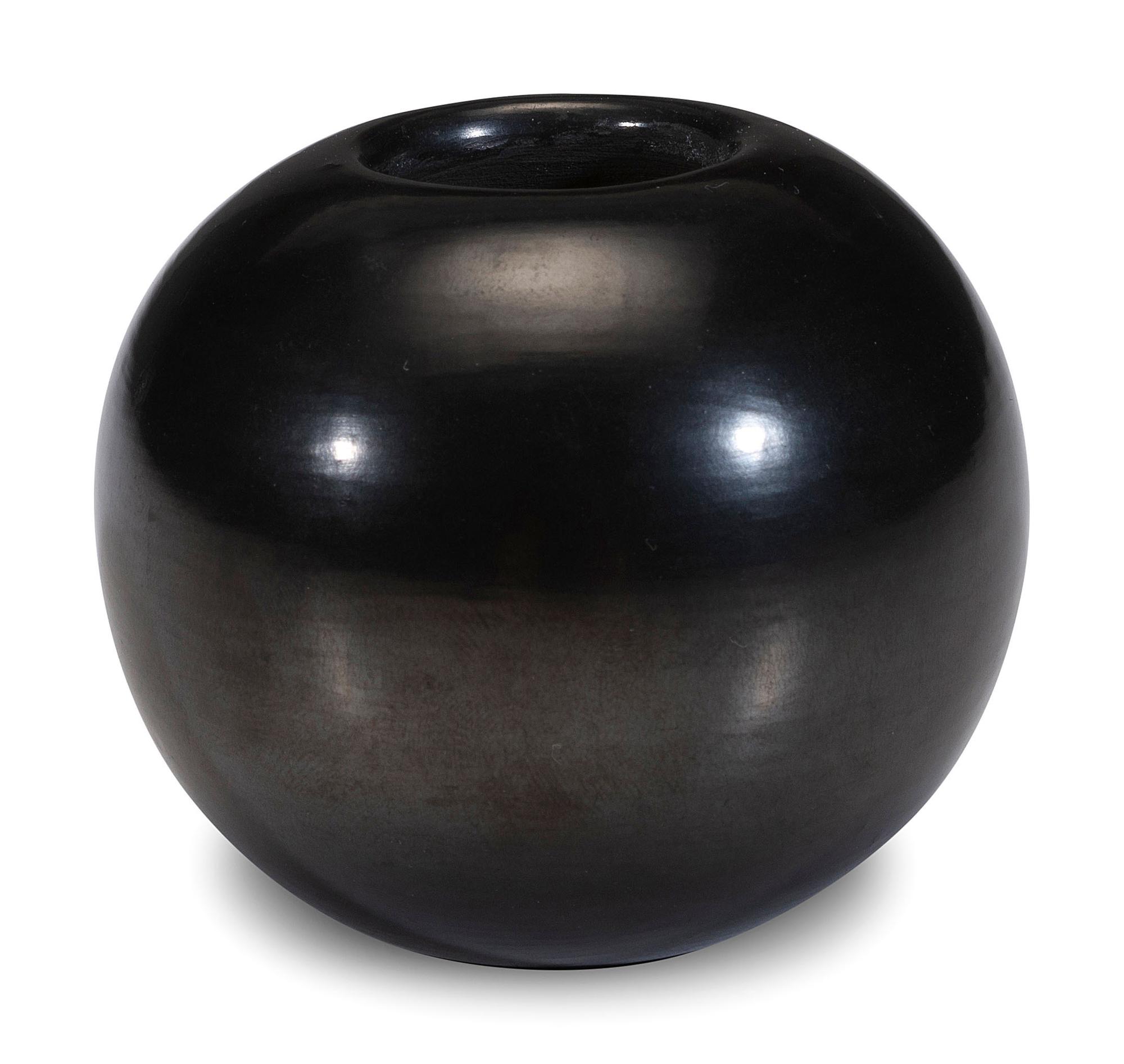 Blackware Pottery Jar, 1956-1965
