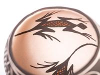 Acoma Seed Jar and Miniature Pottery