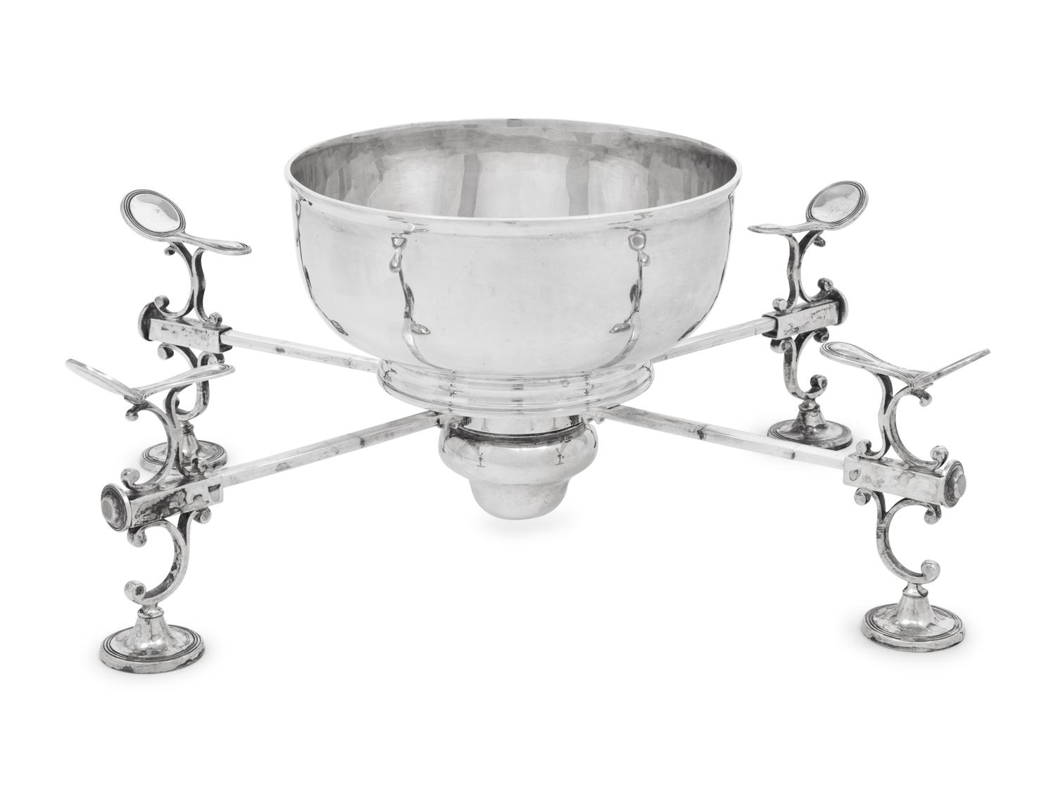 A George III Silver Dish Cross