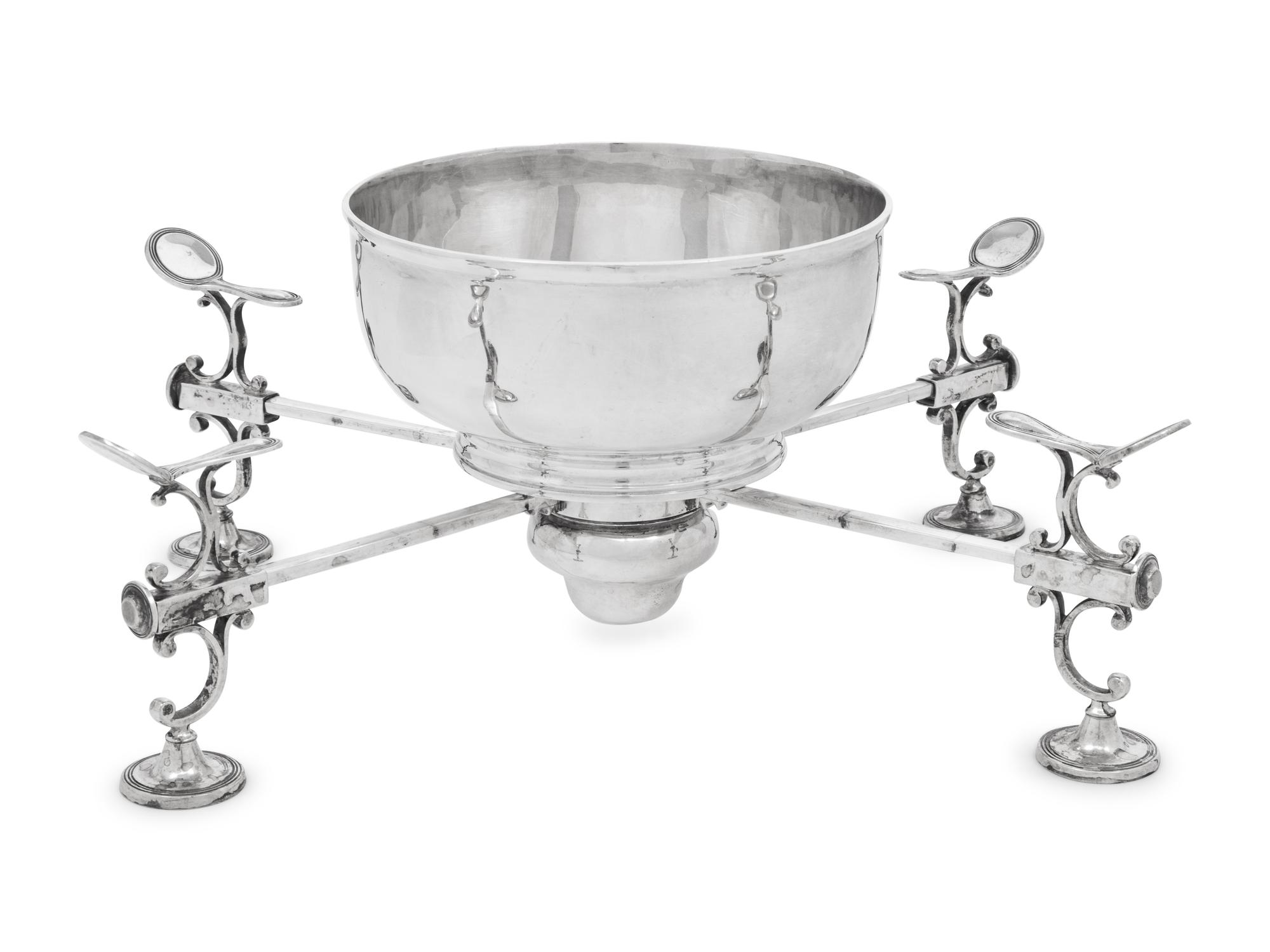 A George III Silver Dish Cross