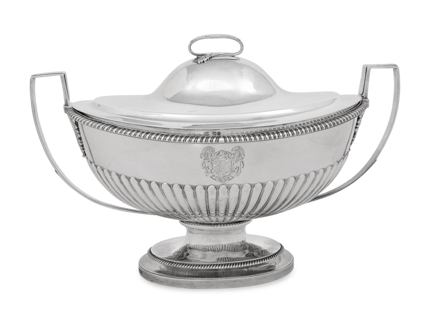 A George III Silver Covered Tureen