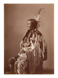 [GARDNER, Alexander (1821-1882), photographer]. Albumen photograph of Bull's Ghost, Lower Yanktonai. [Washington, DC, 1872].