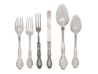 A Tiffany and Co. Richelieu Silver Flatware Service