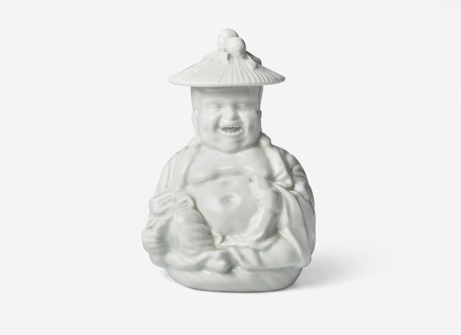 Two Pairs of Chinese Porcelain Figures of Parrots and A Chinese Style White Glazed Porcelain 'Pagoda' Figure