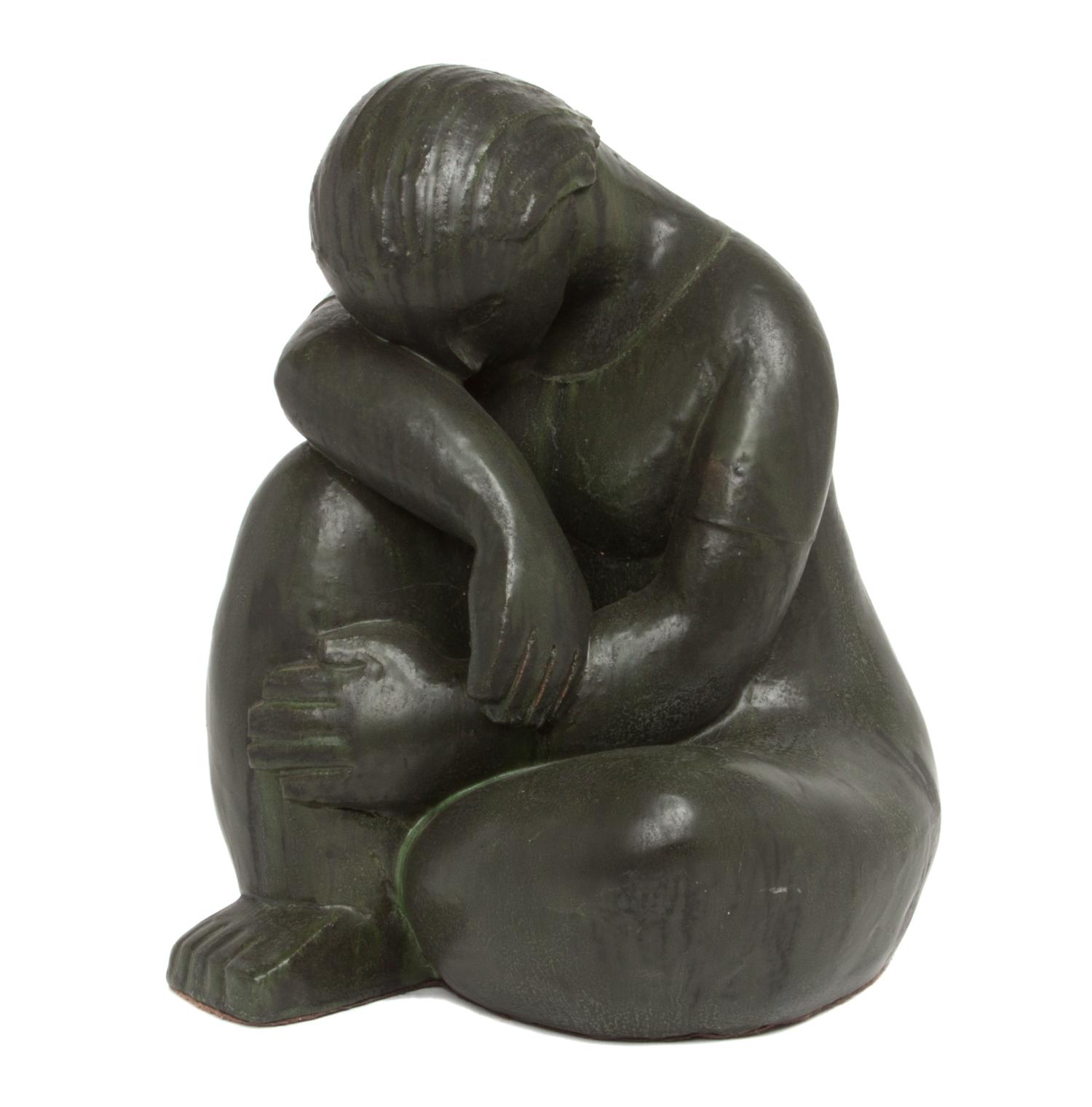 An American Ceramic Figure Height 15 inches.