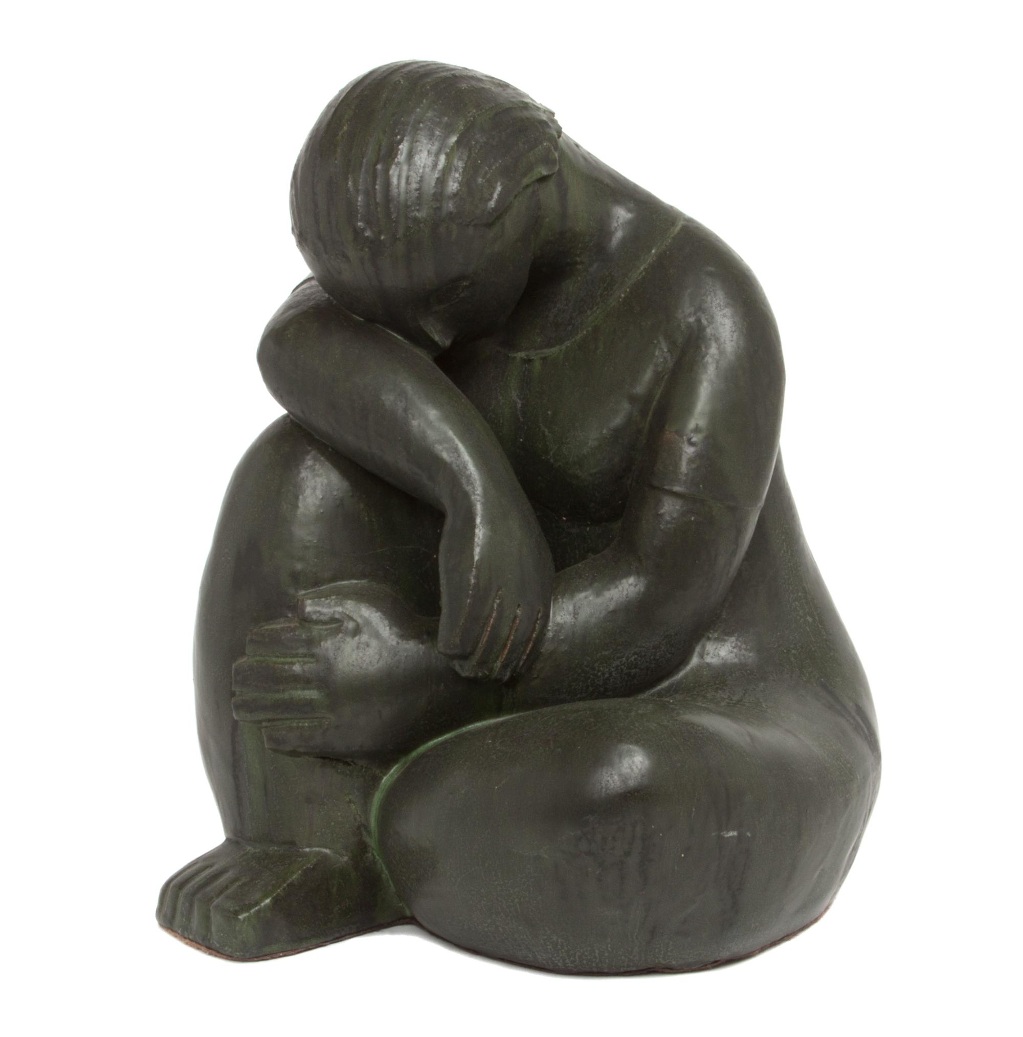 An American Ceramic Figure Height 15 inches.