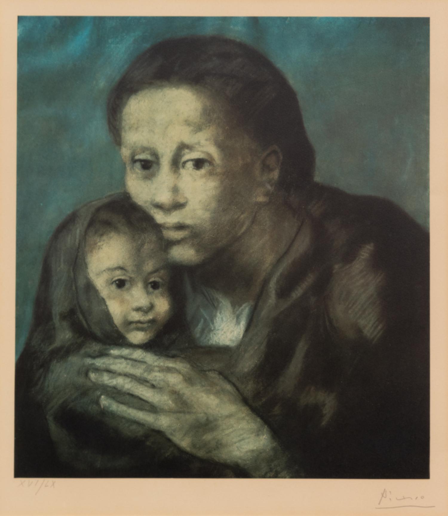 Mère et enfant au fichu (Mother and Child with Shawl) ( from the Barcelona Suite)