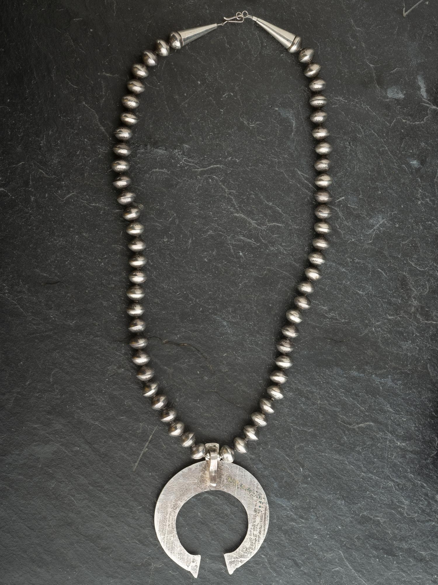 Navajo Silver Naja Necklace