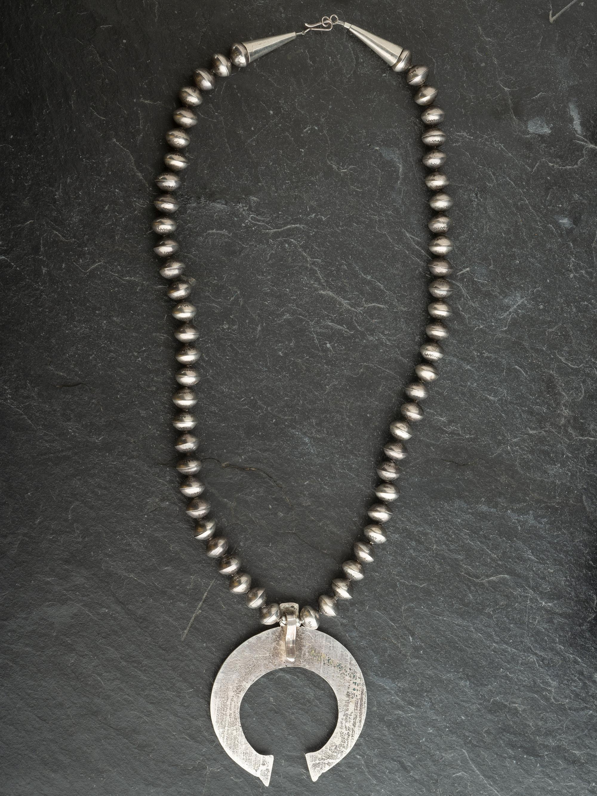 Navajo Silver Naja Necklace