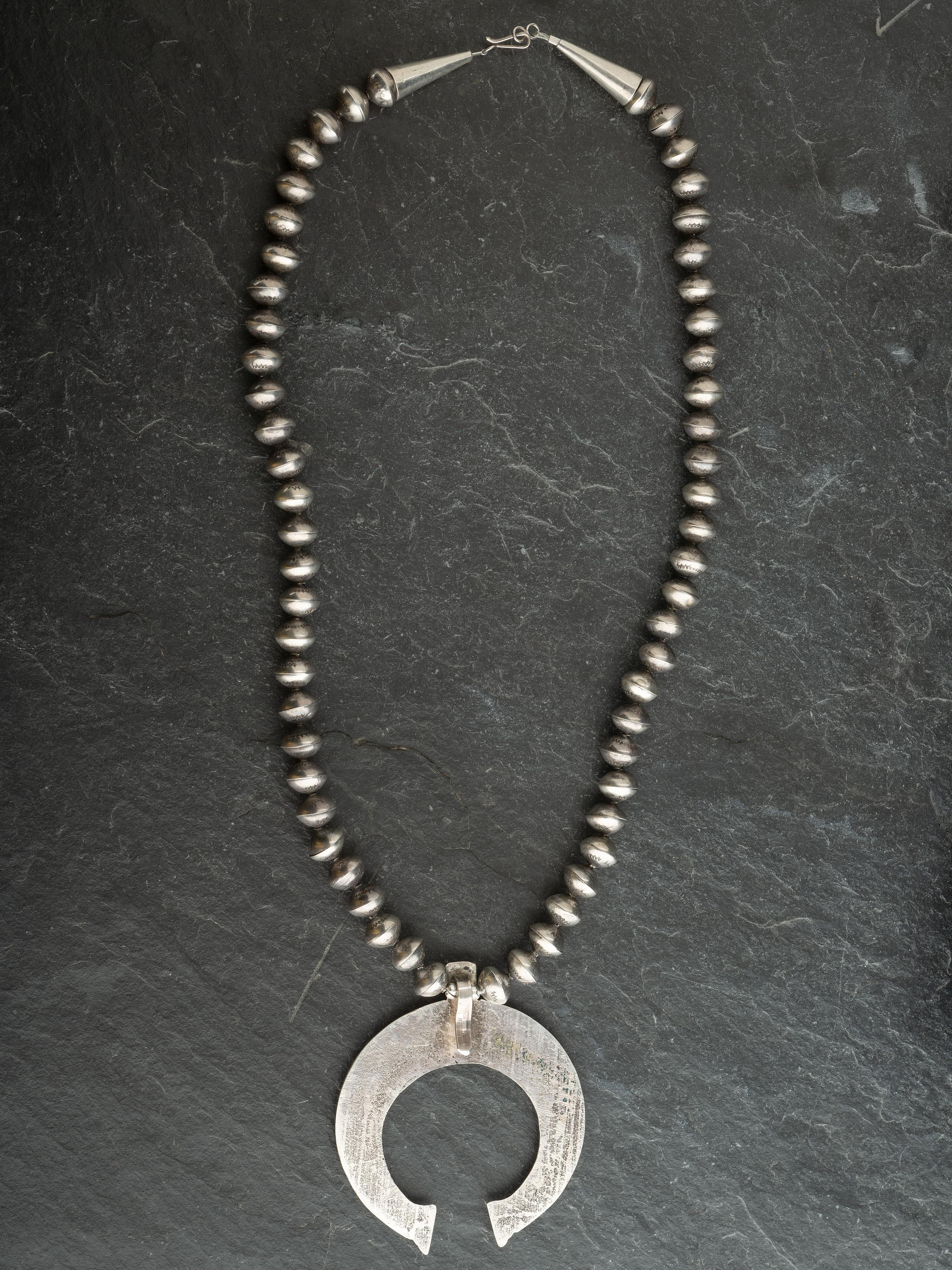Navajo Silver Naja Necklace