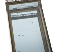 A Pair of Bronze and Glass Hanging Vitrines
