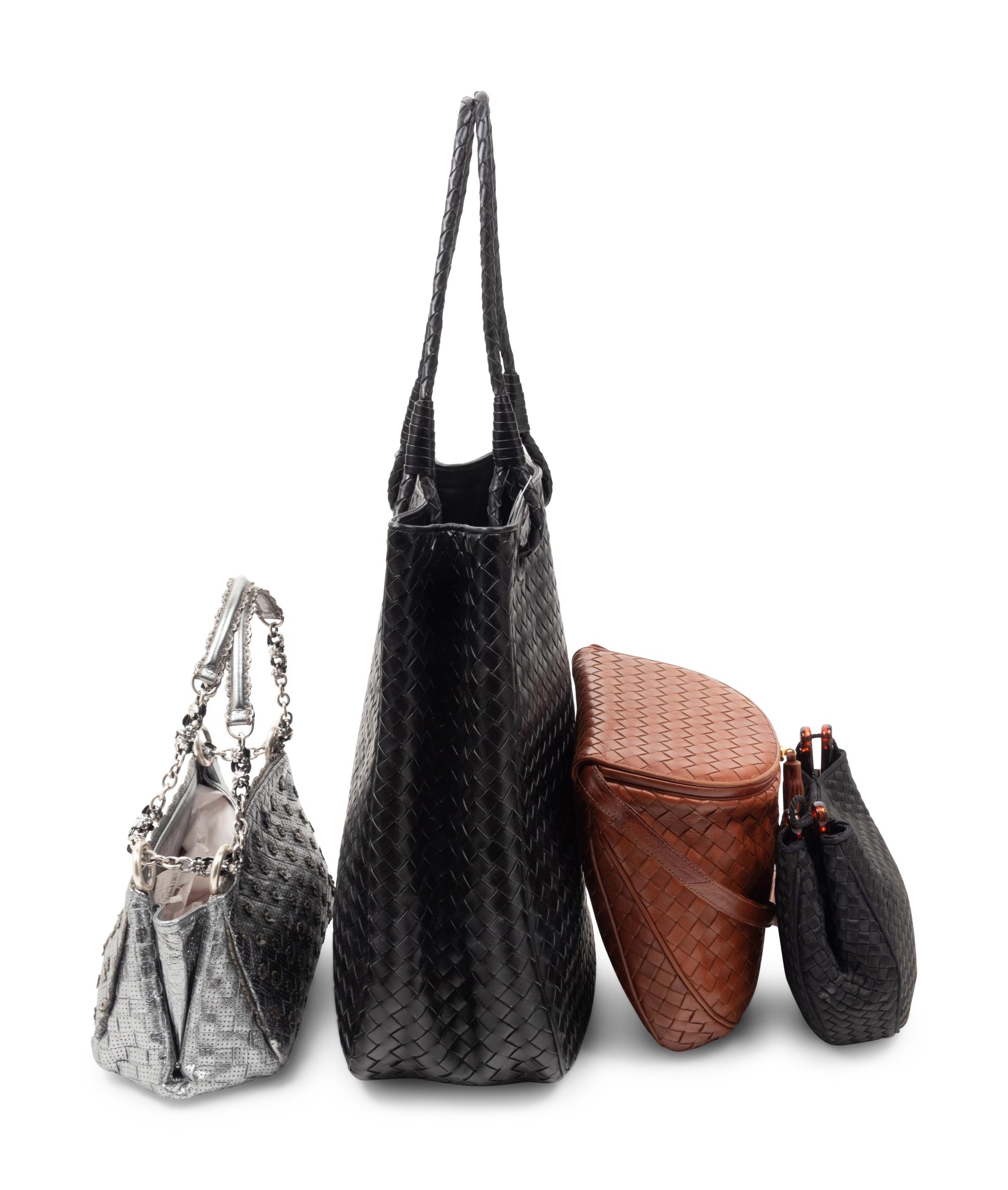 Four Bottega Veneta Intrecciato Bags