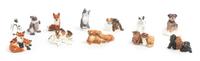 A Collection of Diminutive Porcelain Animal Figures Height of tallest 3 inches. — LATE 20TH CENTURY
