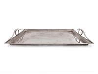 A Large Silver-Plate Tray