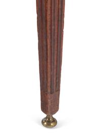A Dutch Mahogany Demilune Side Table