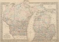 A Group of 13 maps of Chicago and Illinois, comprising: