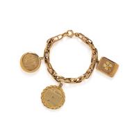 YELLOW GOLD CHARM BRACELET