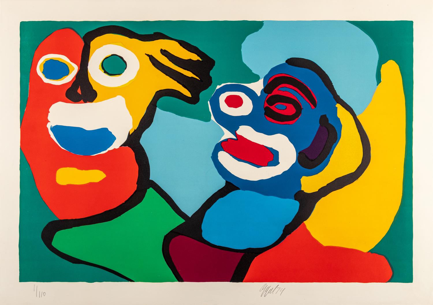 The Sunshine People (complete portfolio of ten lithographs with original cloth case)