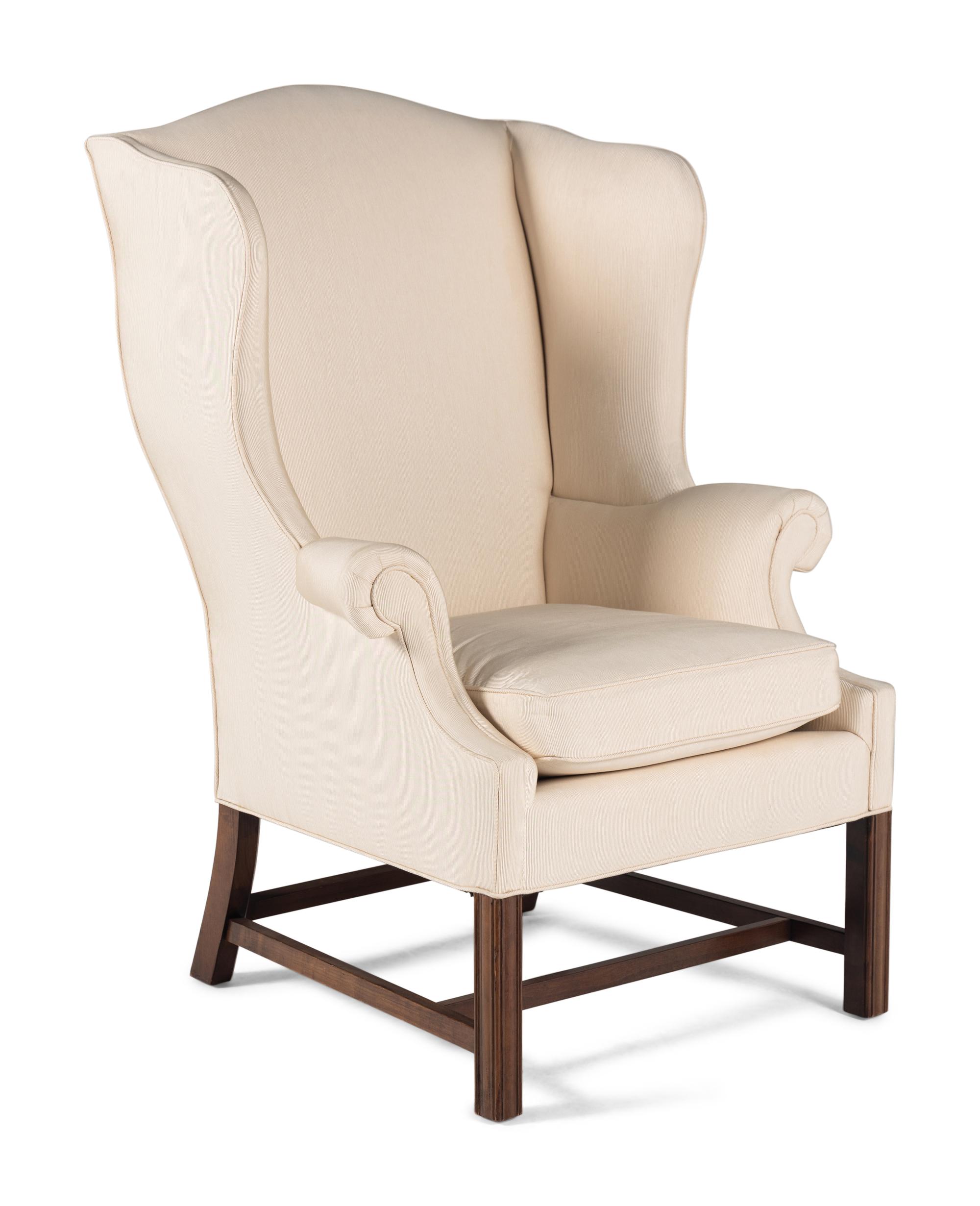 A George III Style Wing Chair