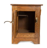 A Wooden Oak Storage Cabinet