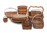A Group of Eleven Baskets