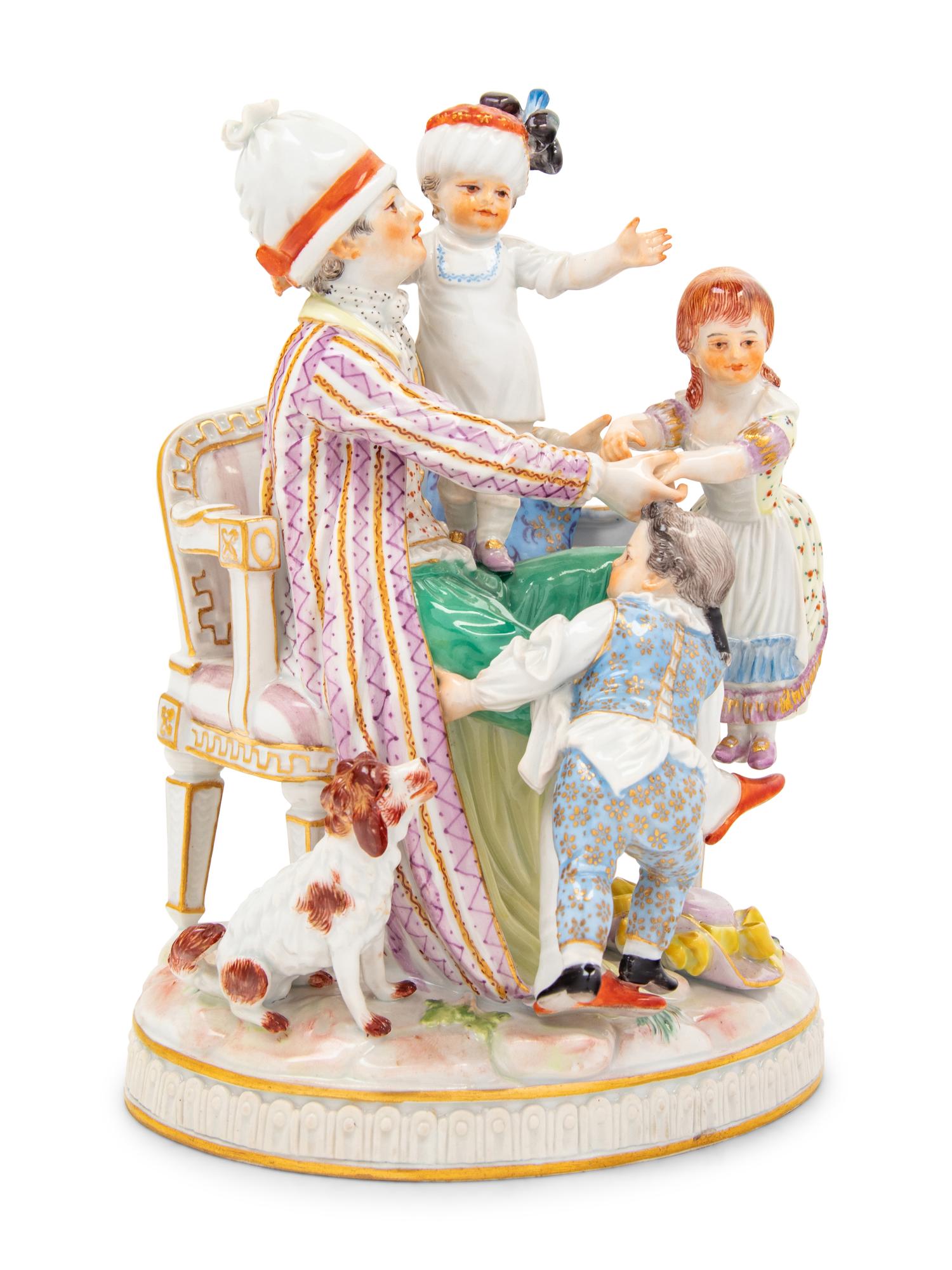 A Meissen Porcelain Figural Group of The Good Father