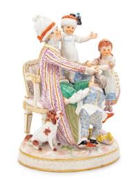 A Meissen Porcelain Figural Group of The Good Father