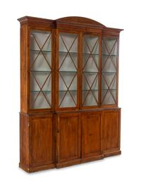 A George III Style Breakfront Bookcase