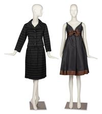 Geoffrey Beene Dress and Guy Laroche Suit, 1960s