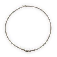 White Gold and Diamond Necklace