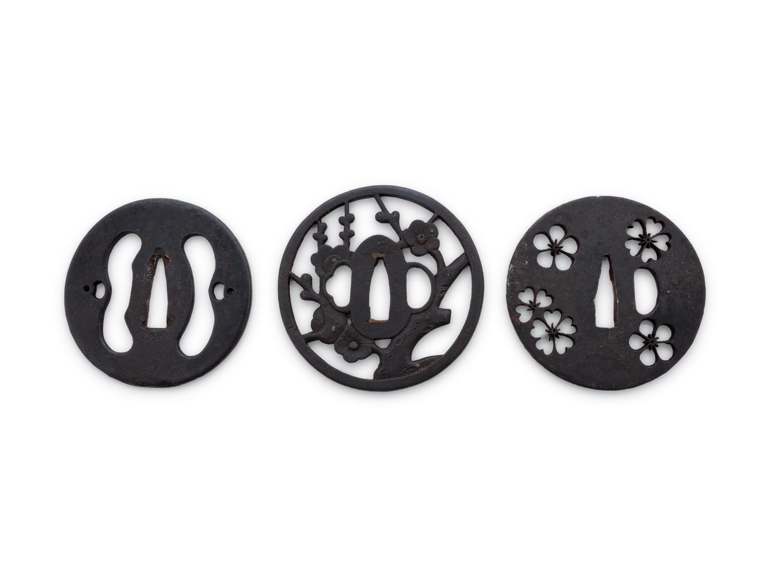 Ten Cast Iron Tsubas
