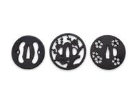Ten Cast Iron Tsubas