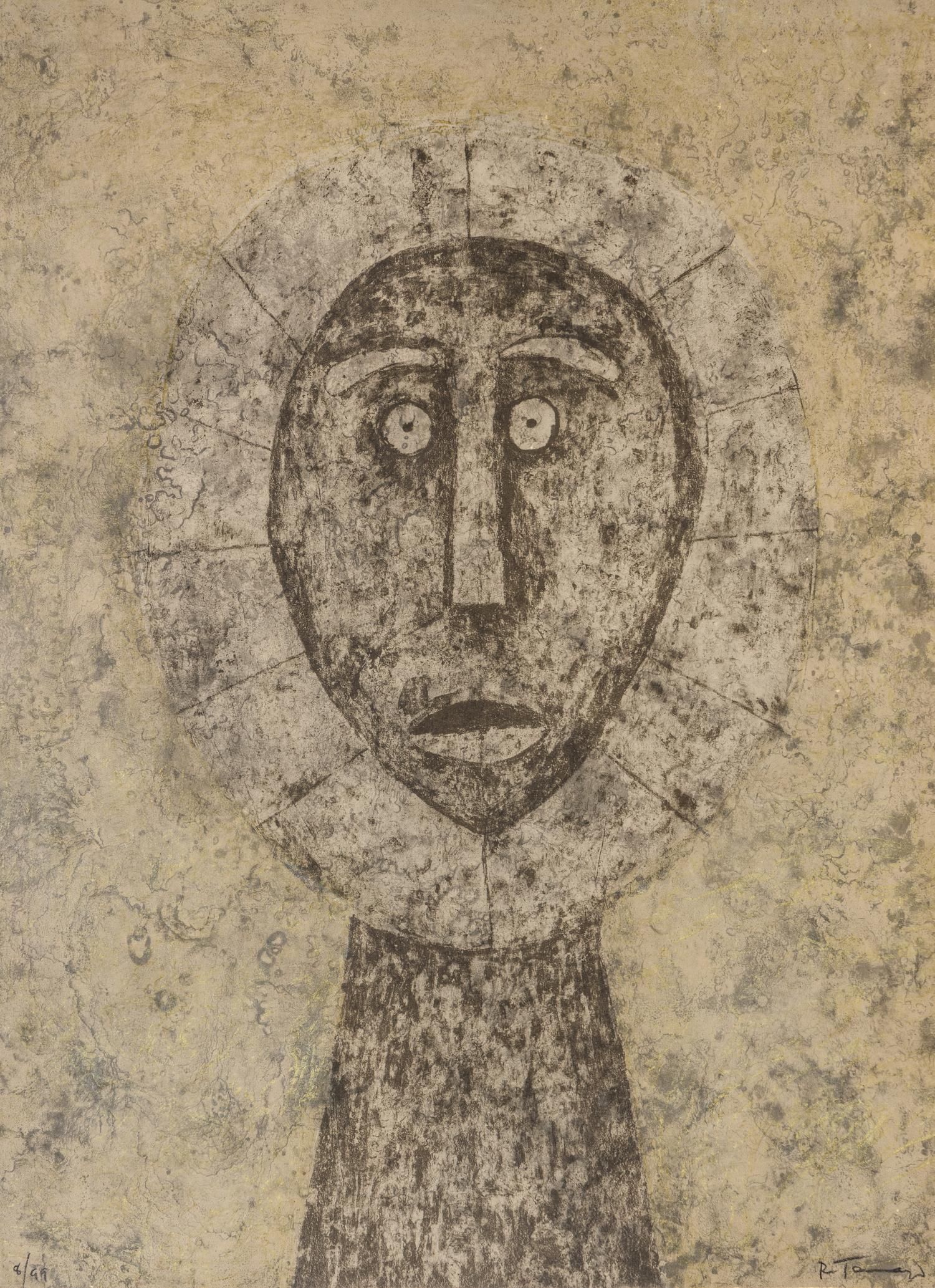 Cabeza en Gris (from Rufino Tamayo 15 Aguafuertes)