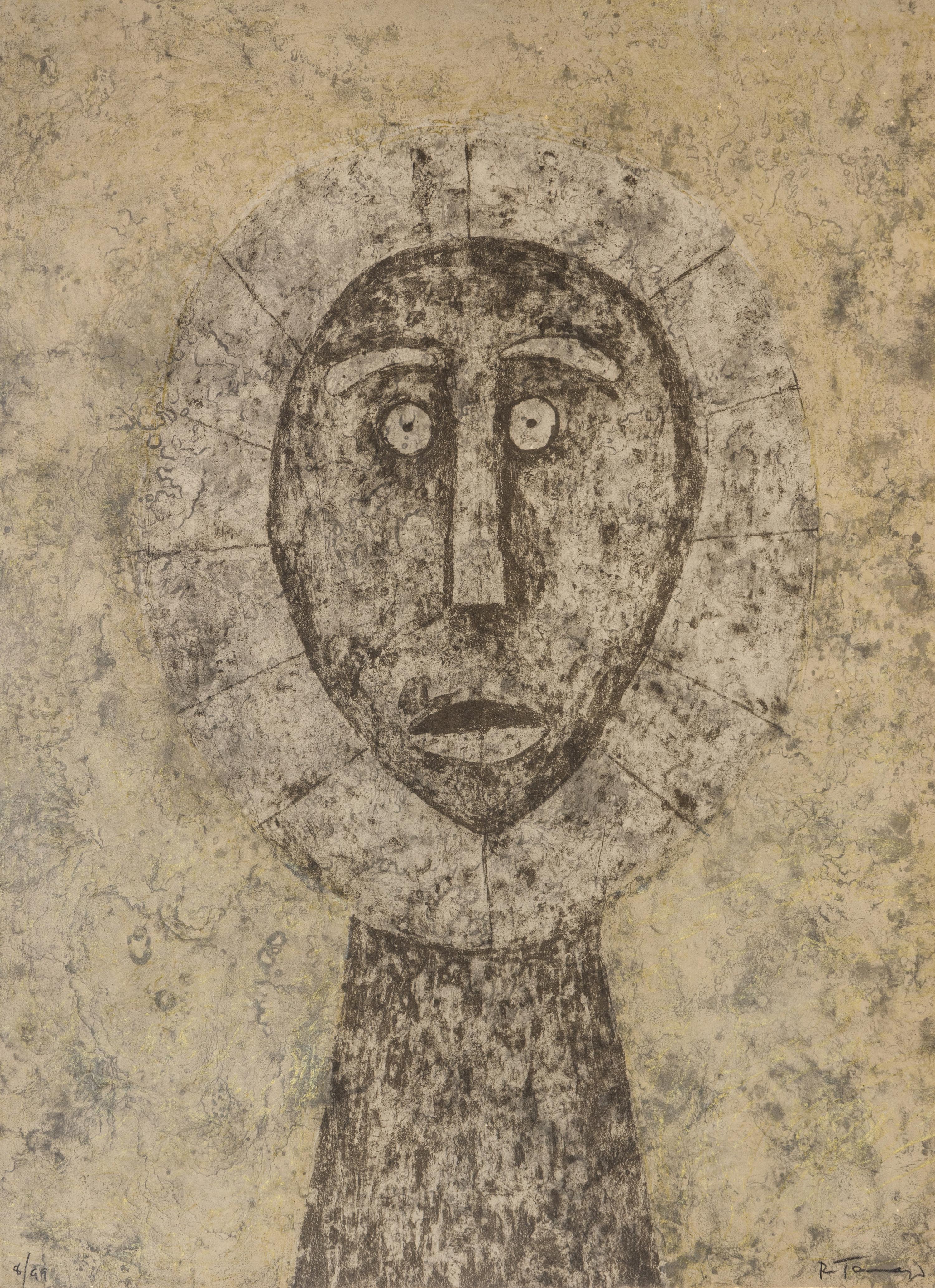 Cabeza en Gris (from Rufino Tamayo 15 Aguafuertes)