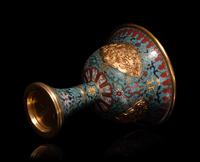 A Cloisonné Enamel Stem Cup