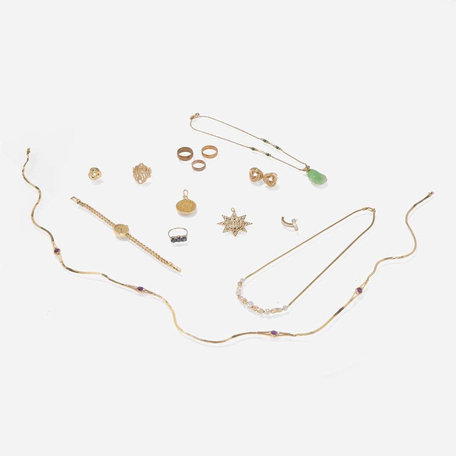 A Collection of Assorted Jewelry