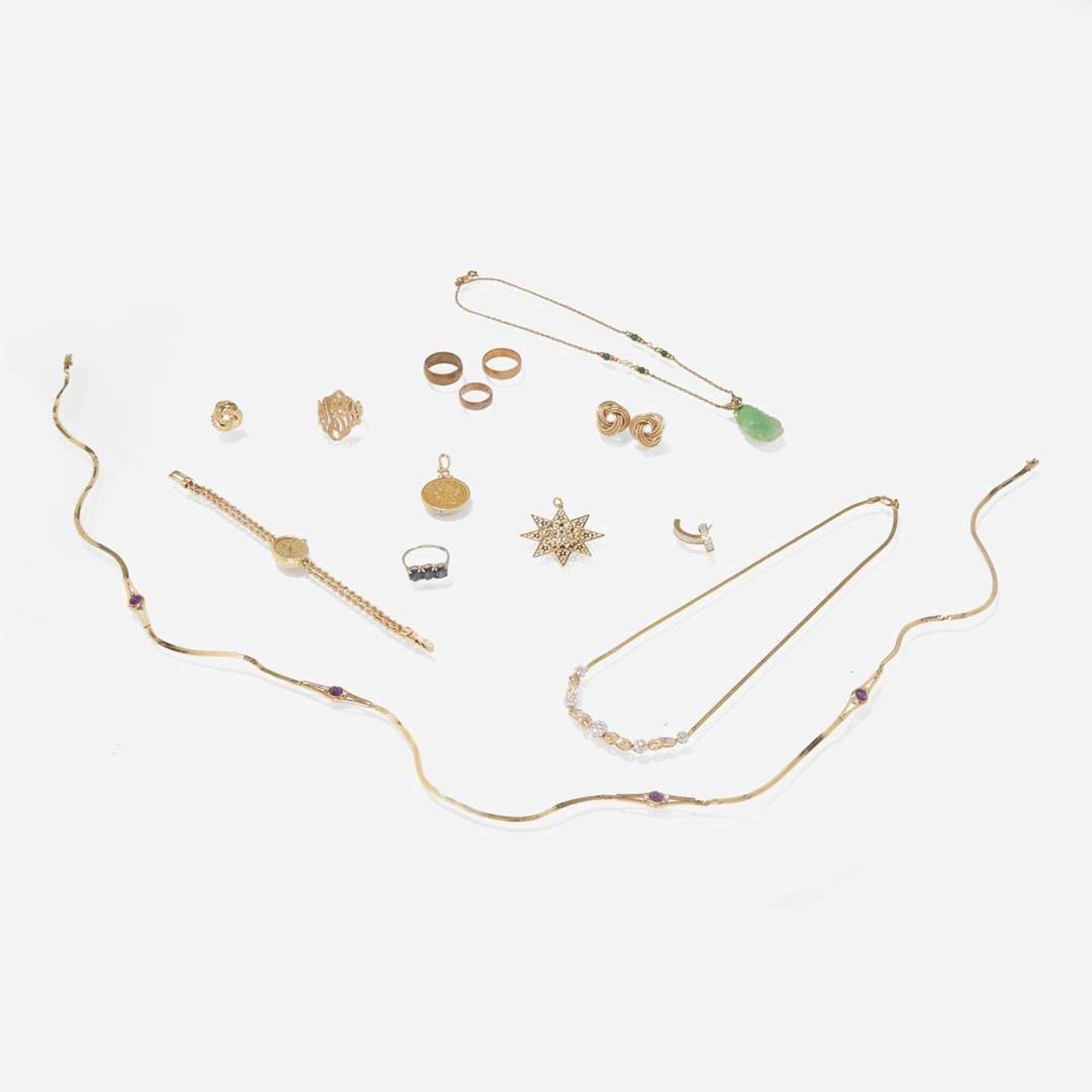 A Collection of Assorted Jewelry