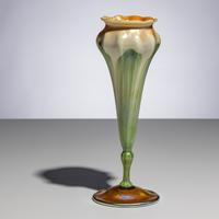Tiffany Studios New York (American, 1880–1930) — Ribbed Floriform Vase, c. 1903–04
