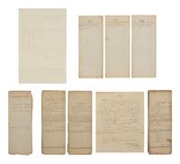 [CIVIL WAR]. Archive of documents from Co. H, 7th Minnesota Infantry, including muster rolls, returns, and more, ca 1864-1865.